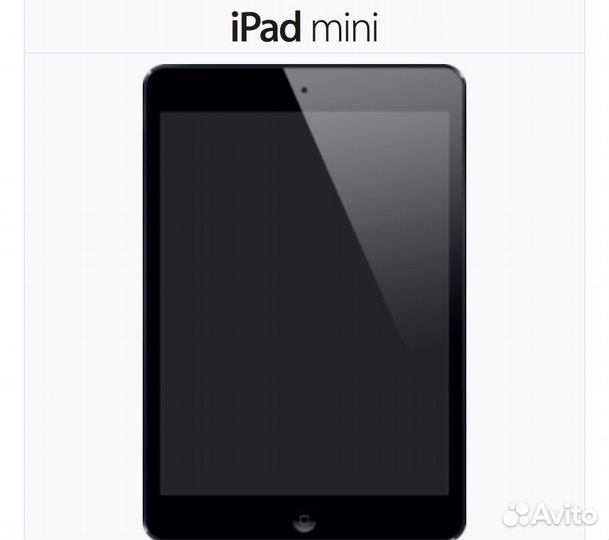 Планшет Apple iPad mini 1 black 16 GB