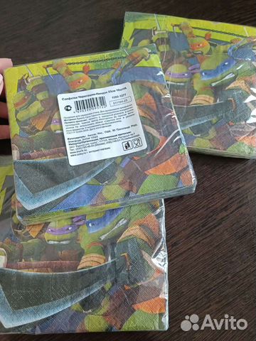 Салфетки Черепашки ниндзя