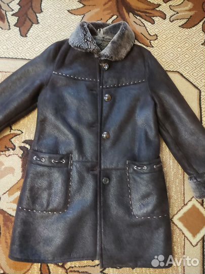 Шуба цигейковая натуральная