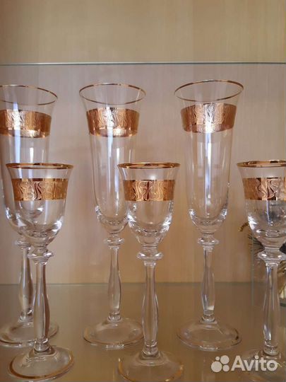 Фужеры Bohemia 3 видов