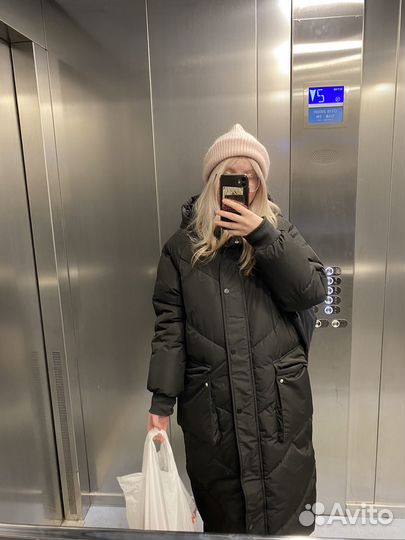 Пуховик женский черный 42 44