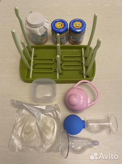 Сушилка для бутылочек, накладки для груди