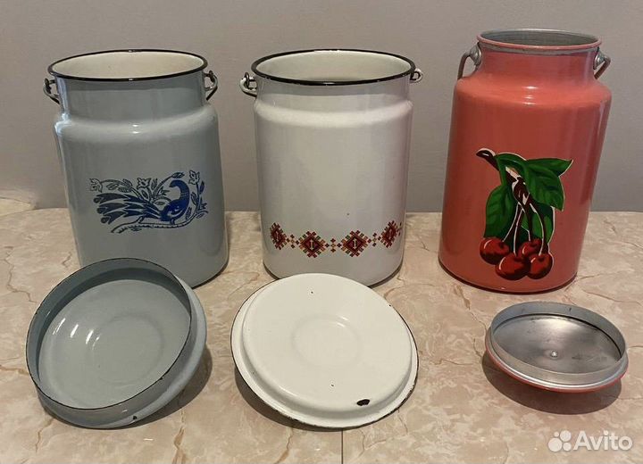Бидон эмалированный СССР
