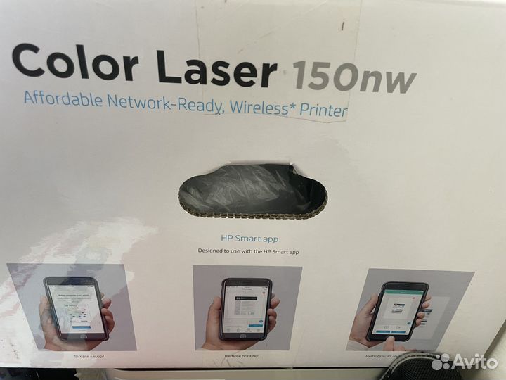 Цветной лазерный принтер HP Color Laser 150nw wifi