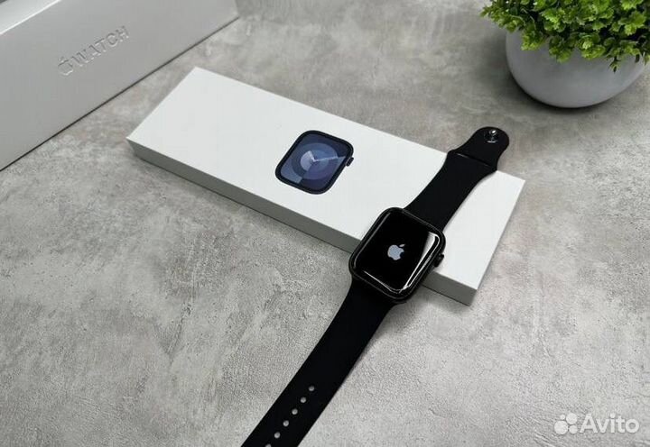 Apple watch 9 (яблоко, ориг коробка)