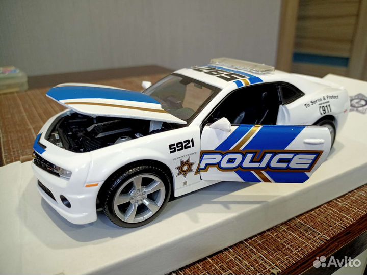 Chevrolet Camaro SS RS 2010г. Police Maistо 1:24