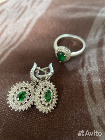 Серебряный комплект