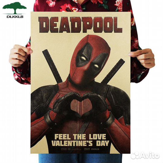 Плакат постер marvel дэдпул/deadpool крафт