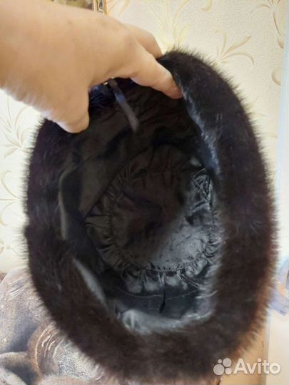 Шапка зимняя норковая женская.раз.-56-57