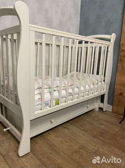 Детская кровать С матрасом бу