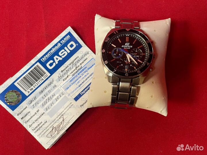 Часы casio Edifice efv-590d-1a