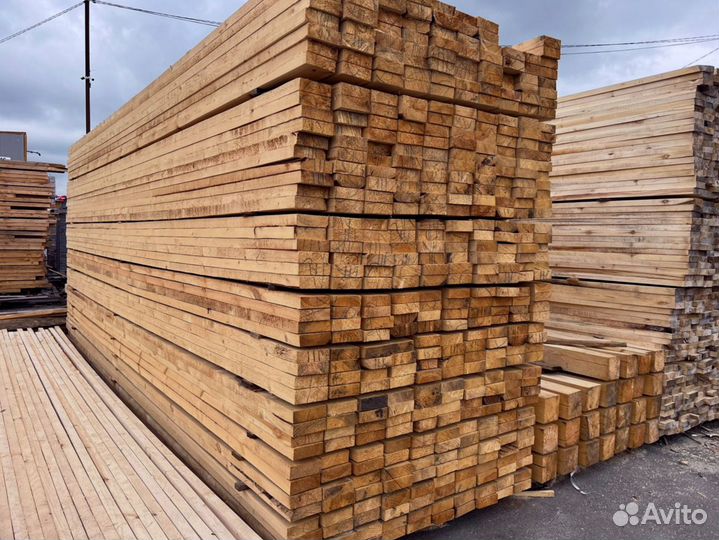 Брус обрезной 100х200х6000мм