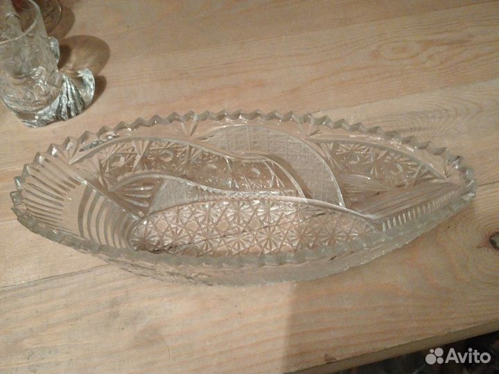Хрустальное блюдо