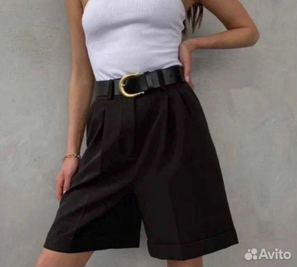 Шорты бермуды женские