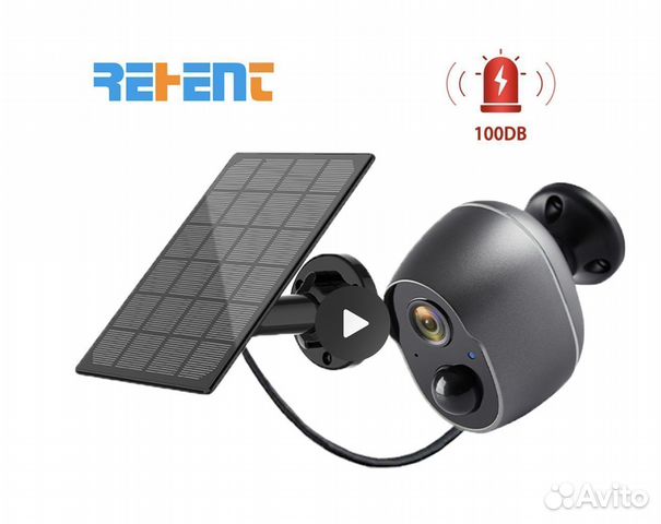 IP камера rehent 3MP + солнечная батарея