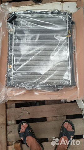 Радиатор основной на mitsubishi pajero V23W,6G72