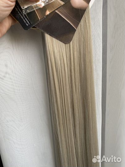 Волосы на заколках 70 см блонд