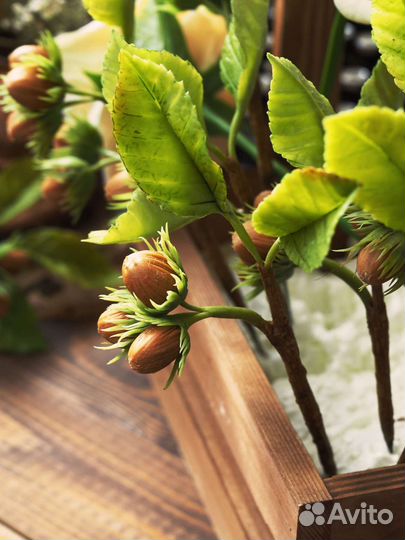 Веточка орешника ручной работы