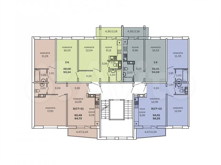 1-к. квартира, 36,8 м², 3/7 эт.