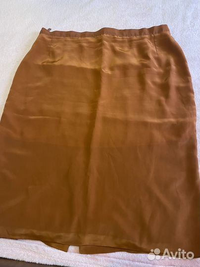 Юбка шелк с подюбником