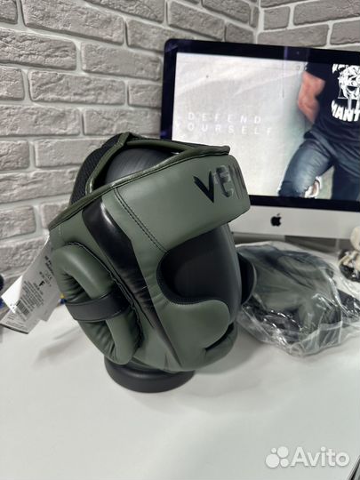 Боксерский шлем Venum Elite Хаки