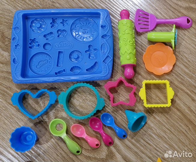 Цена за всё. Наборы для play-doh плей до/ формочки