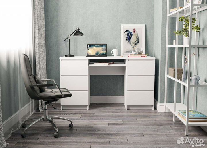 Стол Мори две тумбы