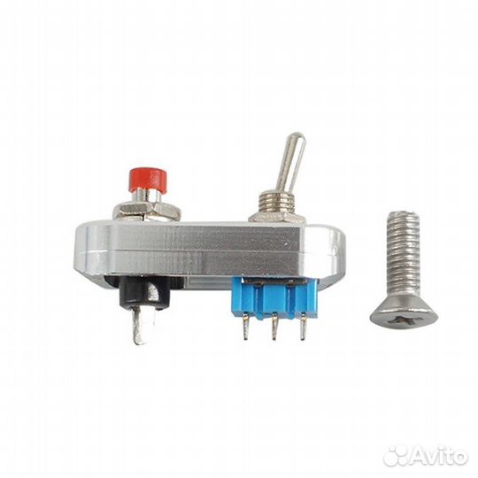 Блок тумблер + кнопка без фиксации