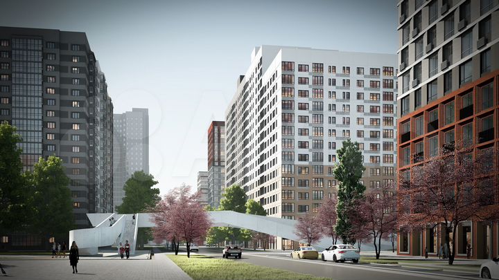 2-к. квартира, 57,2 м², 8/17 эт.
