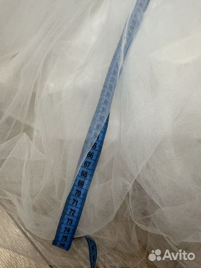 Супер пышная белая юбка