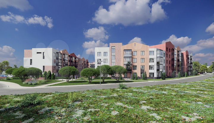 2-к. квартира, 61,9 м², 3/5 эт.