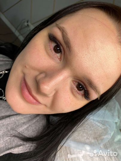 Наращивание ресниц на дому