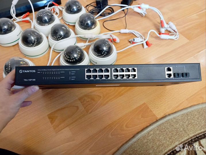 Комплект видеонаблюдения бу