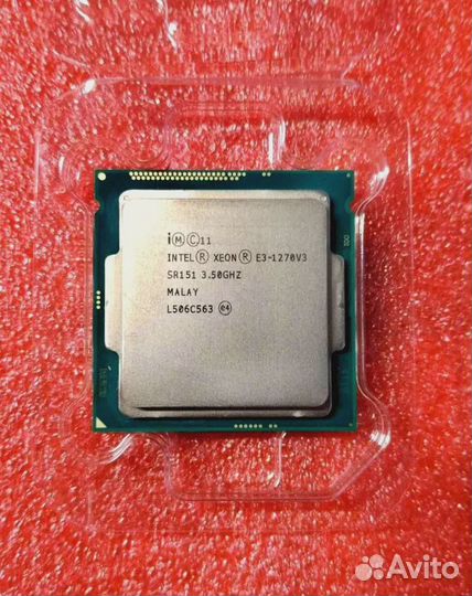 Процессор Intеl Xeon E3-1270v3 (Core i7-4790) 1150