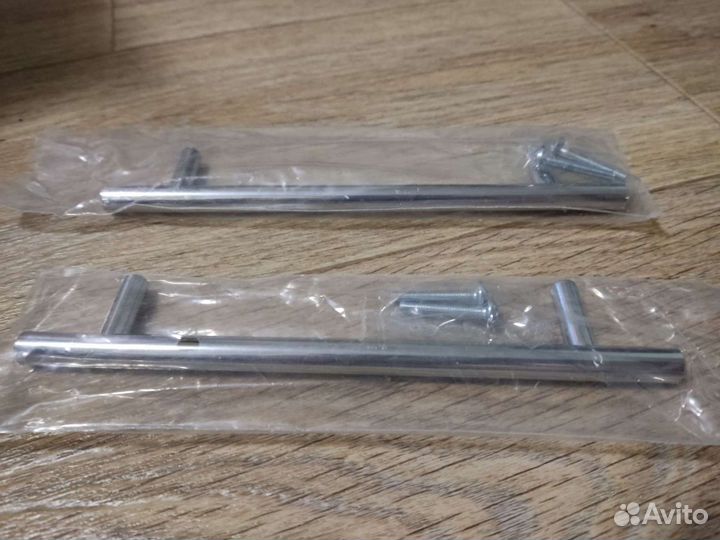 Ручка-рейлинг матовый хром