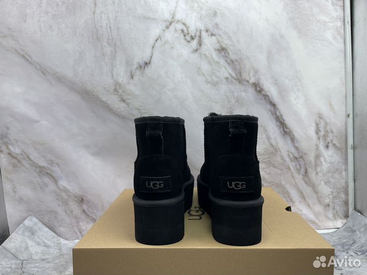 Угги Женские Ugg Classic Mini Platform Black