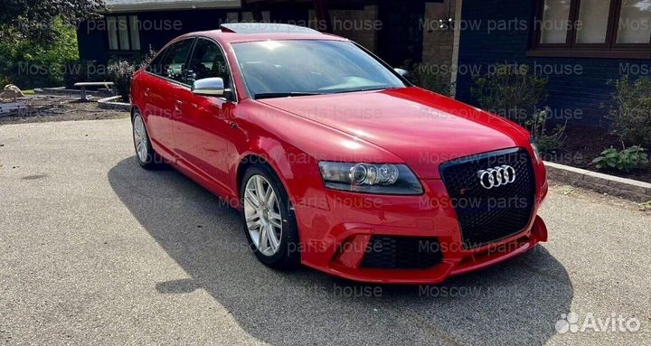 Audi A6 C6 04-11г бампер RS RS6 стиль