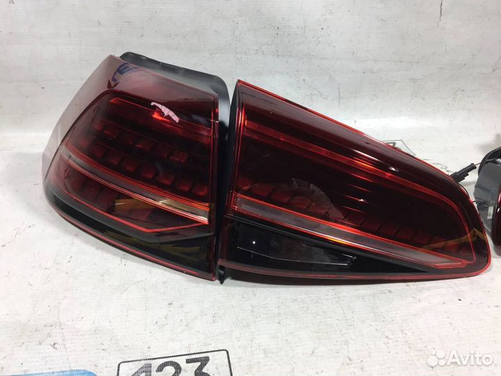 Фонари комплект Golf 7 LED в стиле рестайлинга 7.5