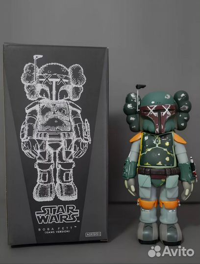 Bearbrick Kaws StarWars Boba Fett