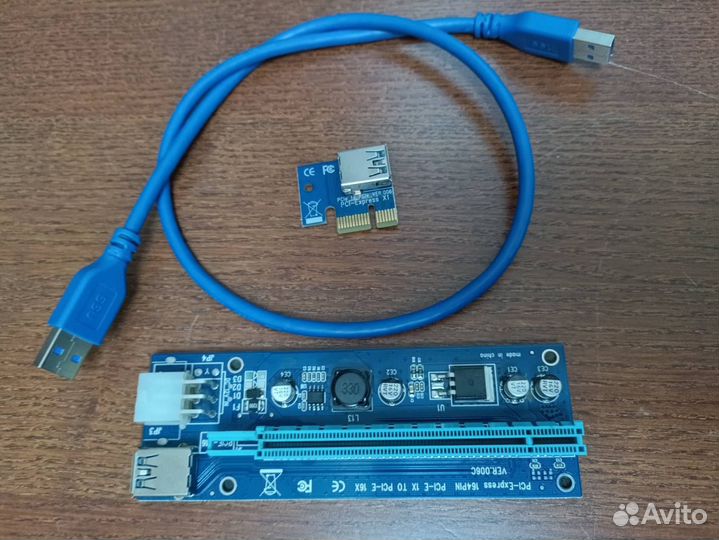 Райзер USB Riser PCI-E1X pce 164P-N03