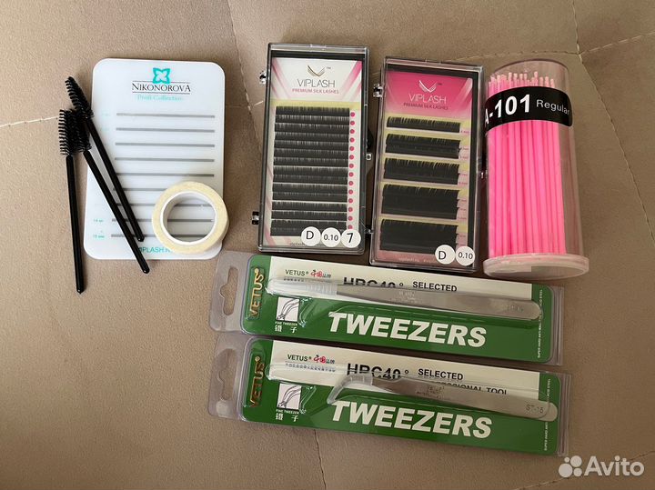 Пинцеты для наращивания ресниц