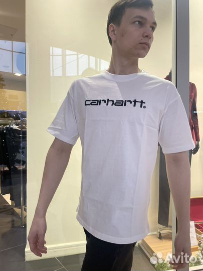 Carhartt белая футболка