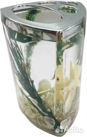 Стакан для зубных щёток Морская звезда пластик цве