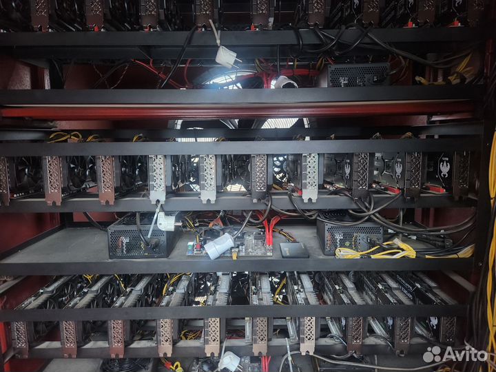 Майнинг ферма GTX3070Ti
