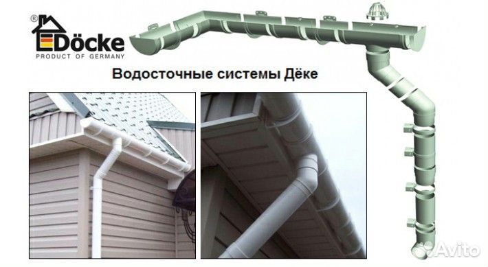Водосточная система Docke Standart(в ассортименте)