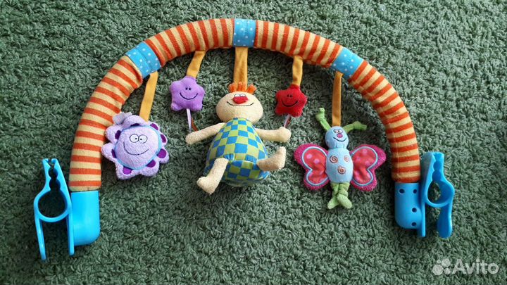 Развивающие игрушки/погремушки 0+ пакетом