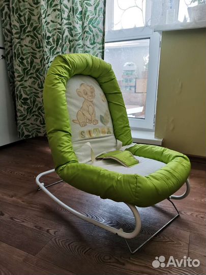 Шезлонг детский polini kids