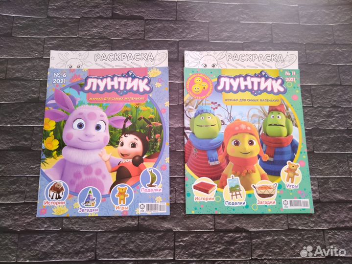 Лунтик. Журнал + раскраска
