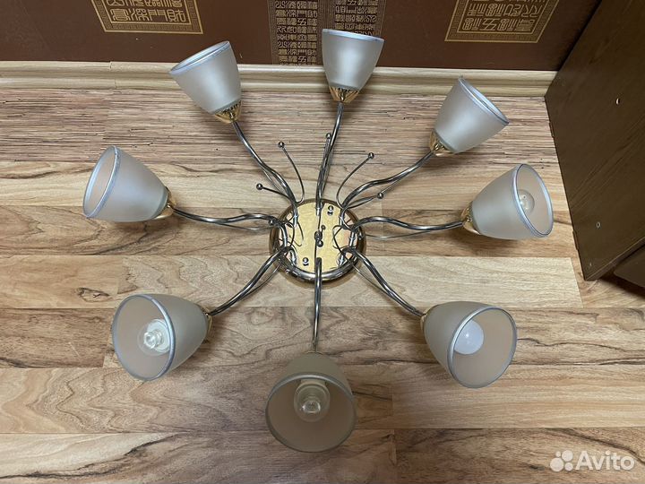 Люстра потолочная бу