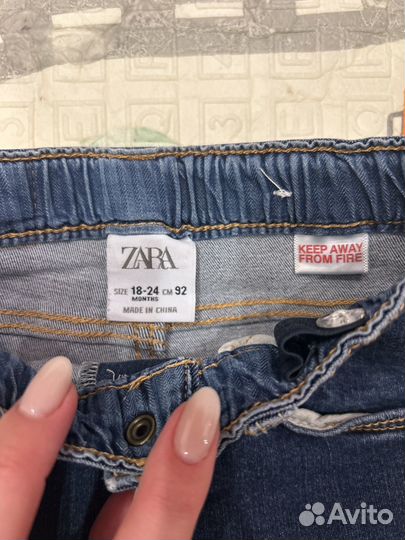 Джинсы zara 92